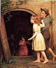 Seymour Joseph Guy The Haunted Cellar (Who's Afraid) painting